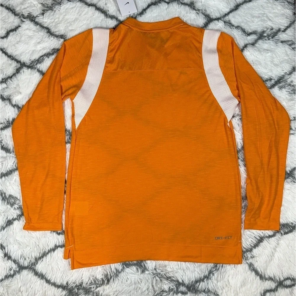 NIKE Dri-FIT Sideline Player Football Pullover Orange Men M *NEW* DJ5118-873 $60